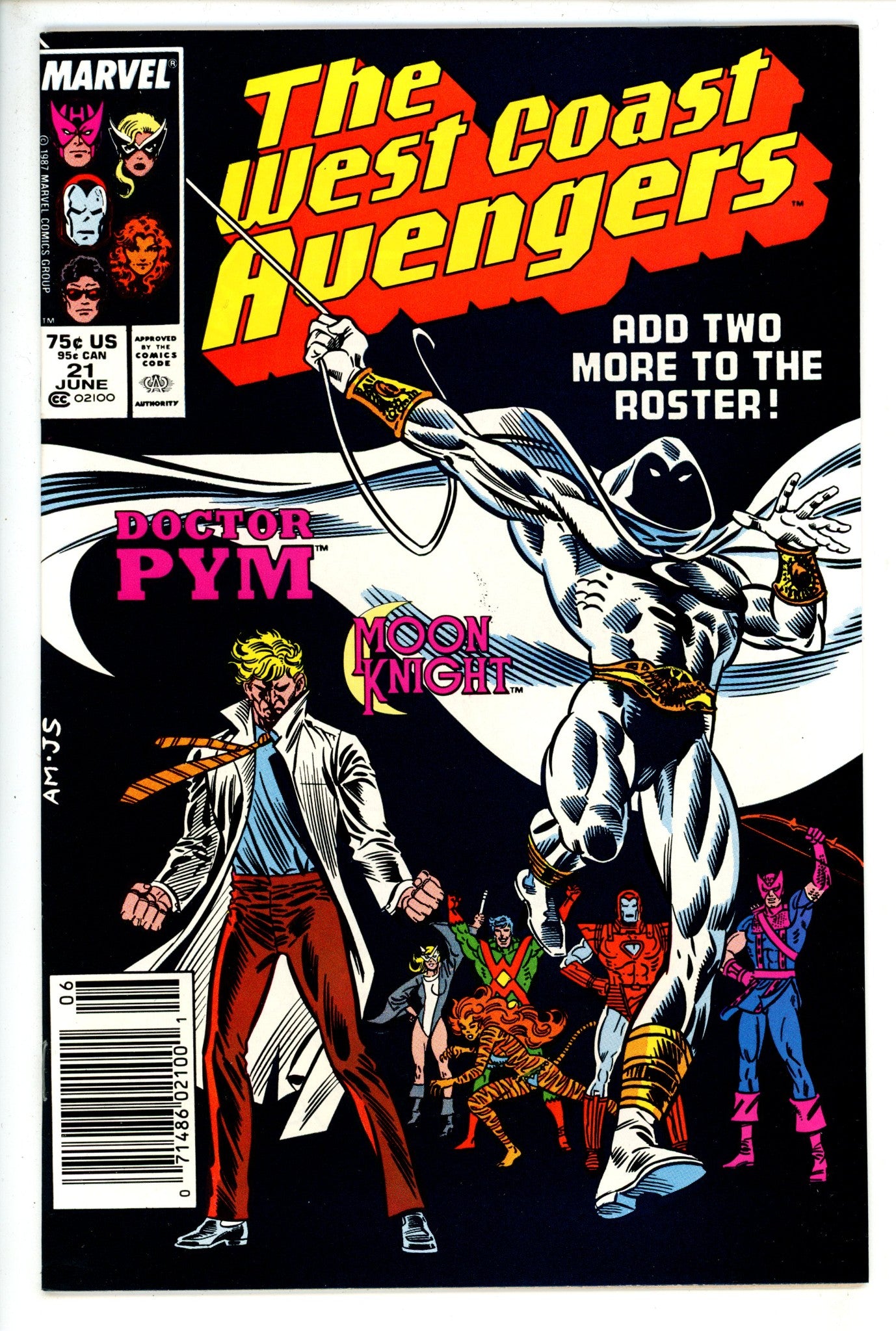 West Coast Avengers Vol 2 21 Newsstand NM-