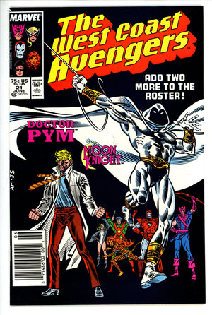 West Coast Avengers Vol 2 21 Newsstand NM-