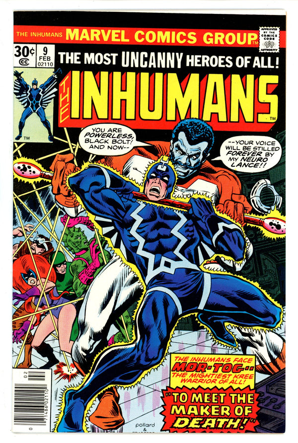 The Inhumans Vol 1 9 NM-
