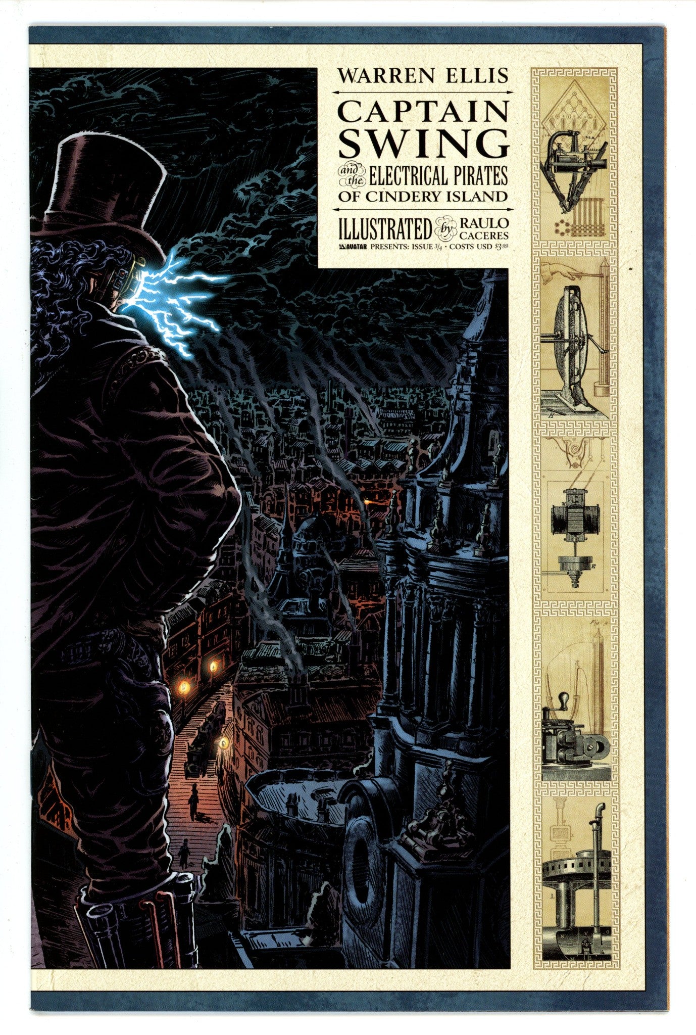 Captain Swing and the Electrical Pirates of Cindery Island 3 Caceres Variant (2010)