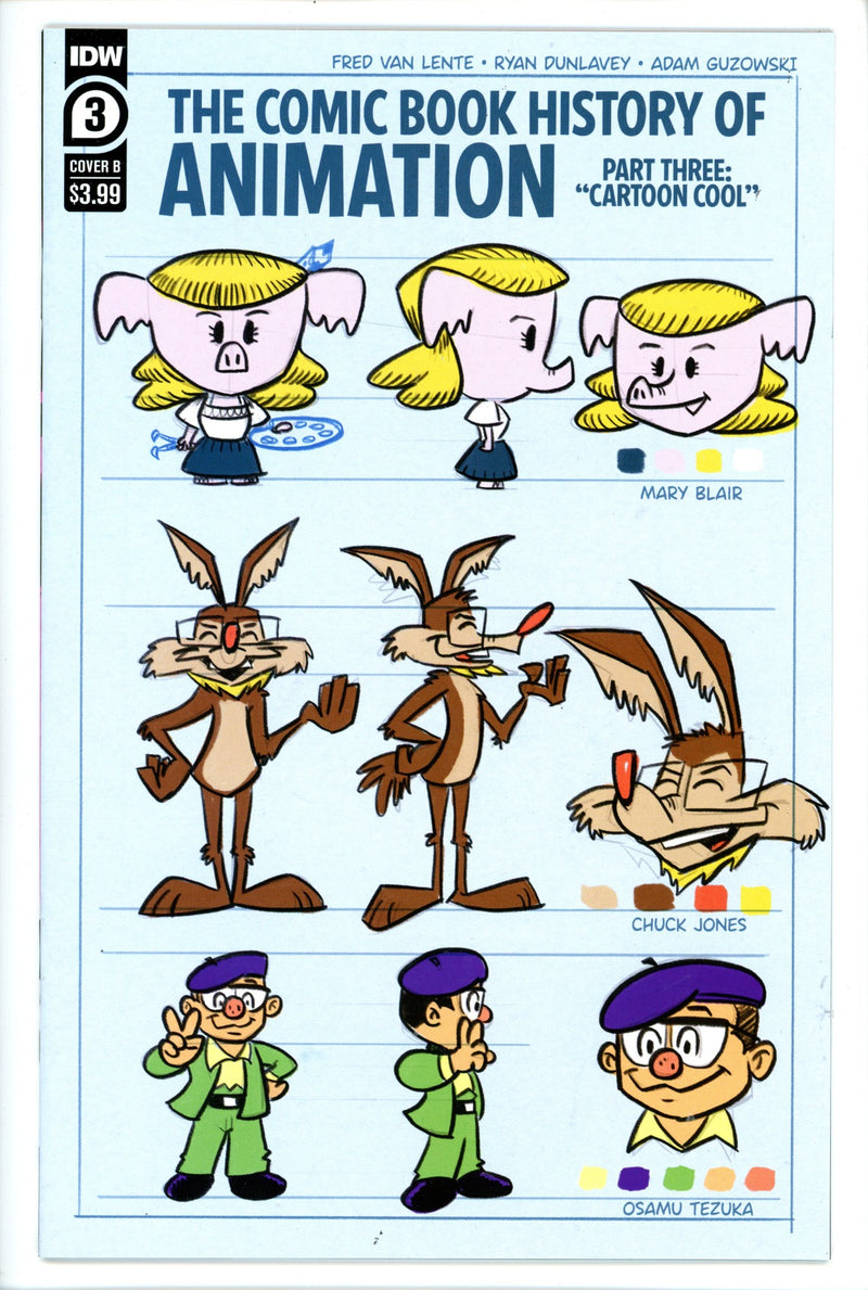 Comic Book History of Animation 3 Dunlavey Variant-IDW-CaptCan Comics Inc