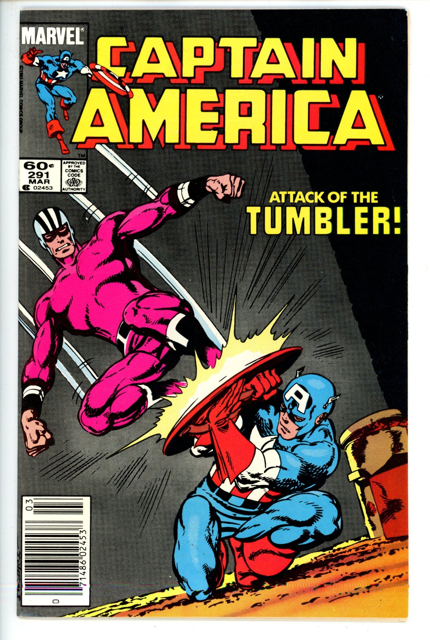 Captain America Vol 1 291 Newsstand