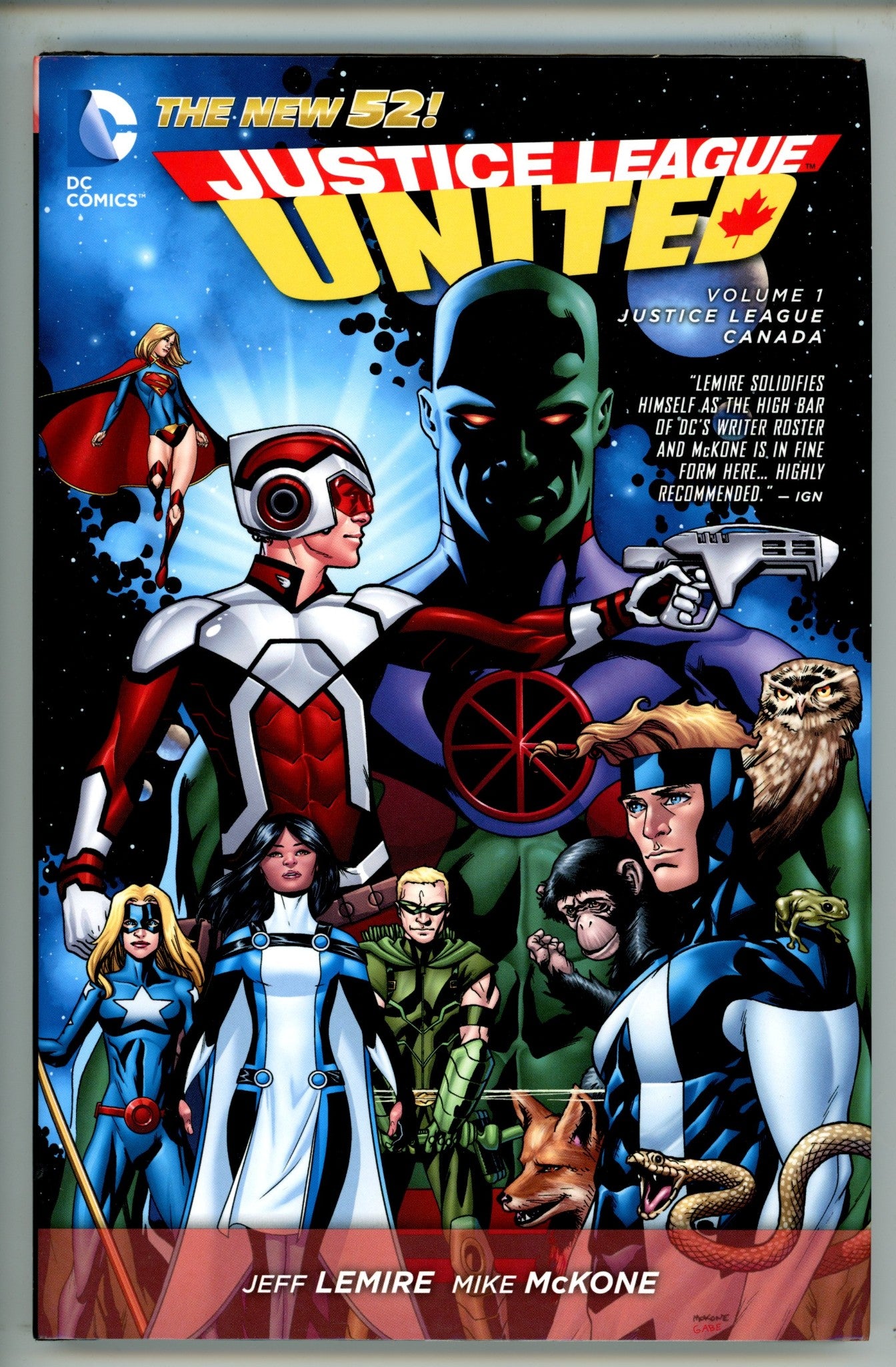 Justice League United Vol 1 Justice League Canada HC