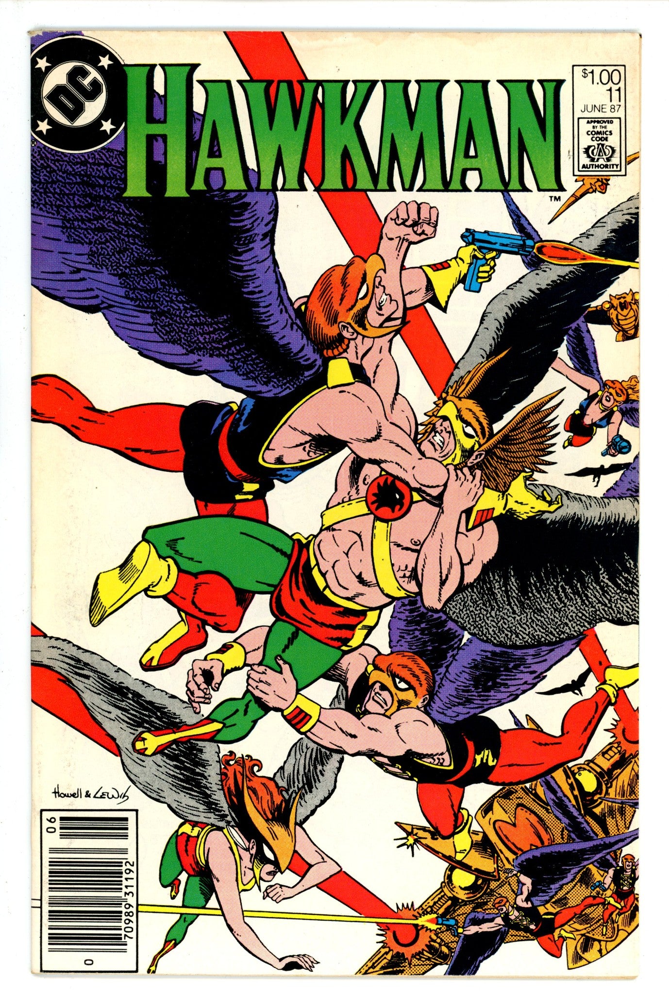 Hawkman Vol 2 11 Canadian Price Variant FN- (1987)