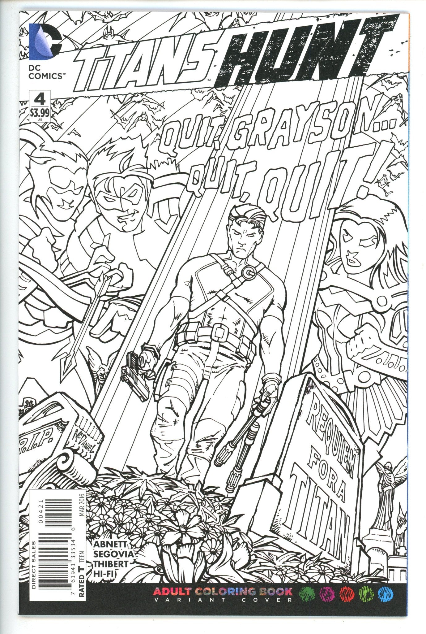 Titans Hunt 4 Colouring Book
