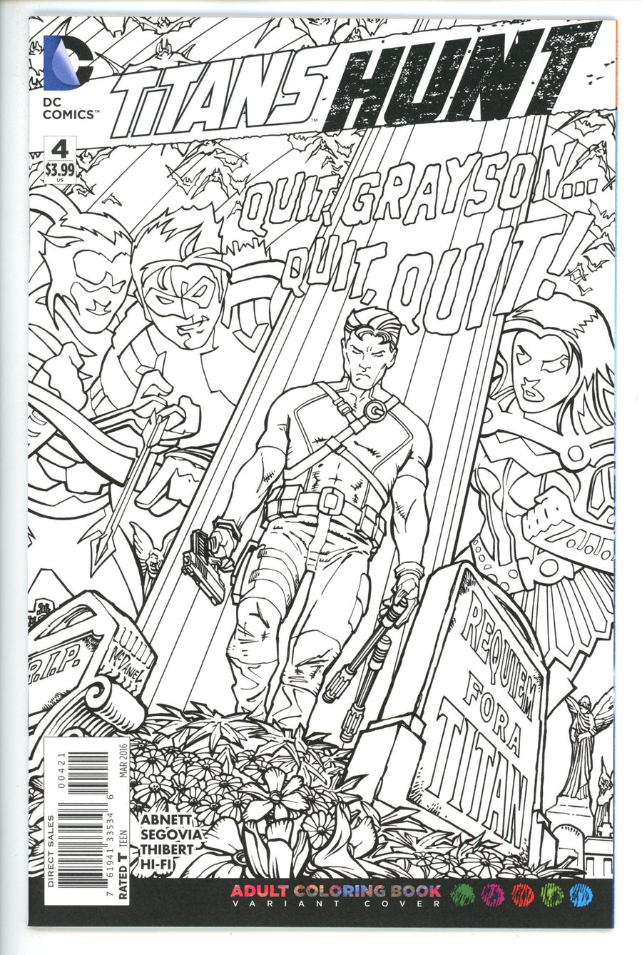 Titans Hunt 4 Colouring Book