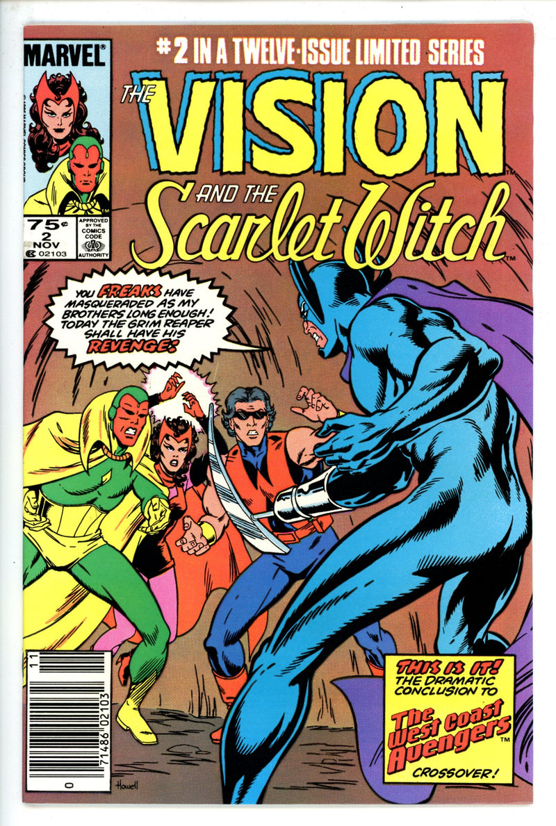 The Vision and the Scarlet Witch Vol 2 2 Newsstand-Marvel-CaptCan Comics Inc