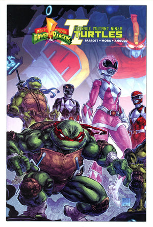 Mighty Morphin Power Rangers / Teenage Mutant Ninja Turtles II 1 Williams Connecting Exclusive Variant (2023)