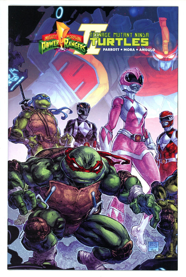 Mighty Morphin Power Rangers / Teenage Mutant Ninja Turtles II 1 Williams Connecting Exclusive Variant (2023)
