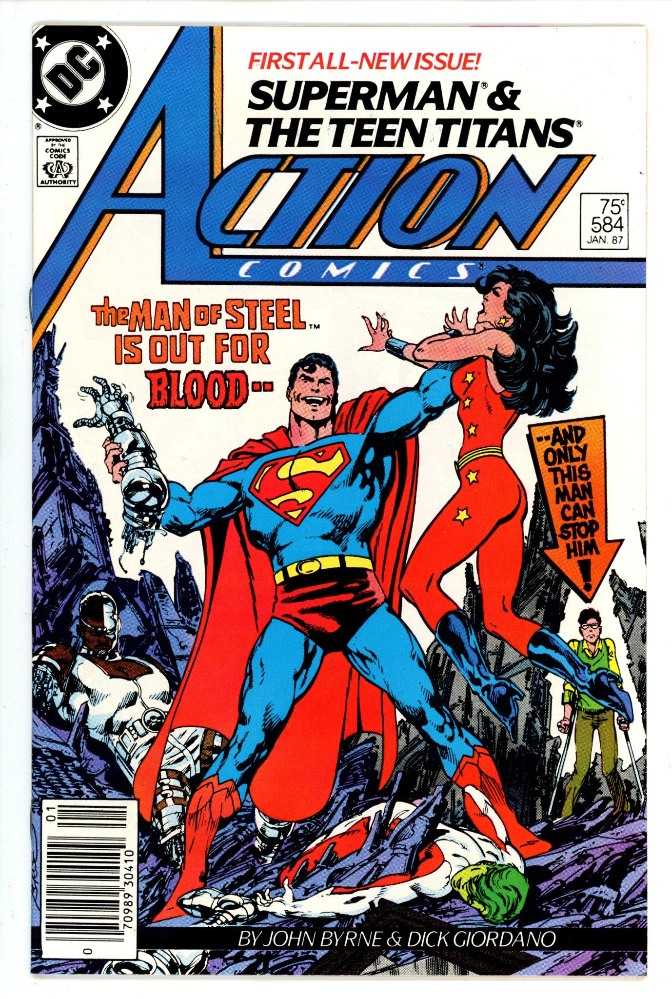 Action Comics Vol 1 584 Newsstand