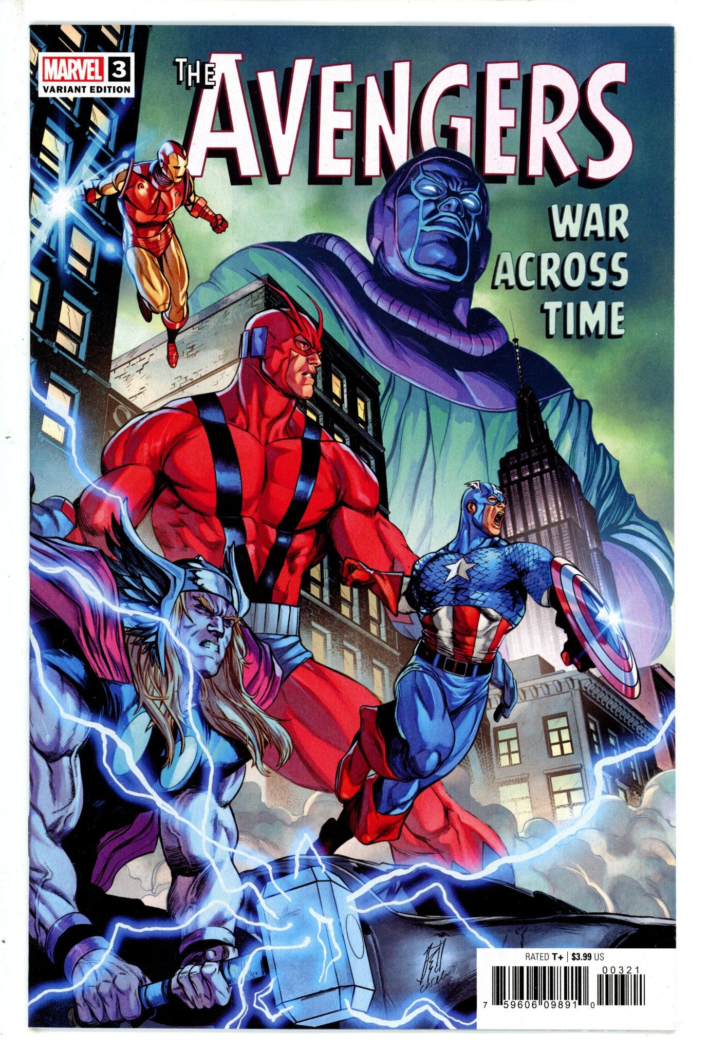 Avengers War Across Time 3 Caselli Variant (2023)