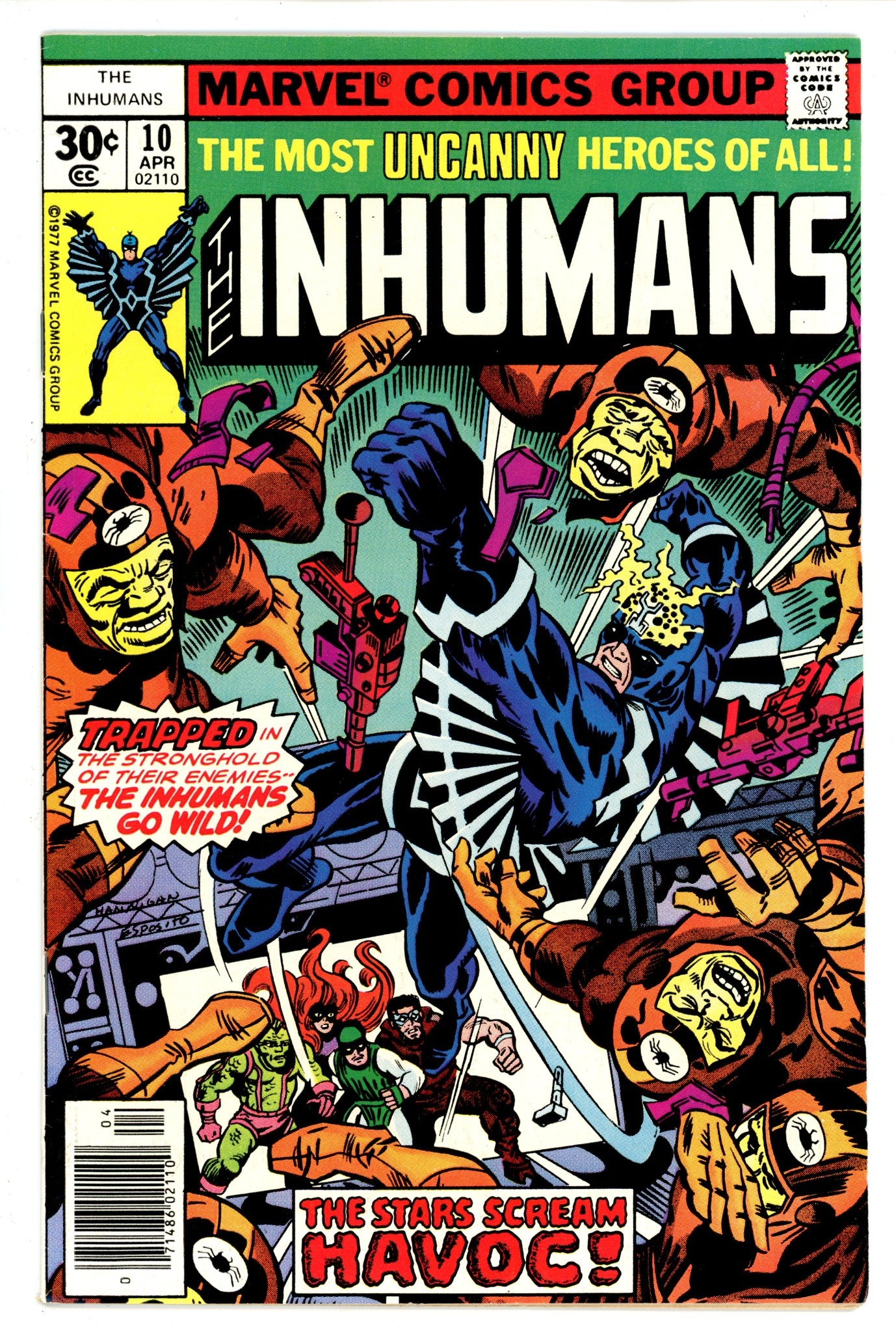 The Inhumans Vol 1 10 VF/NM