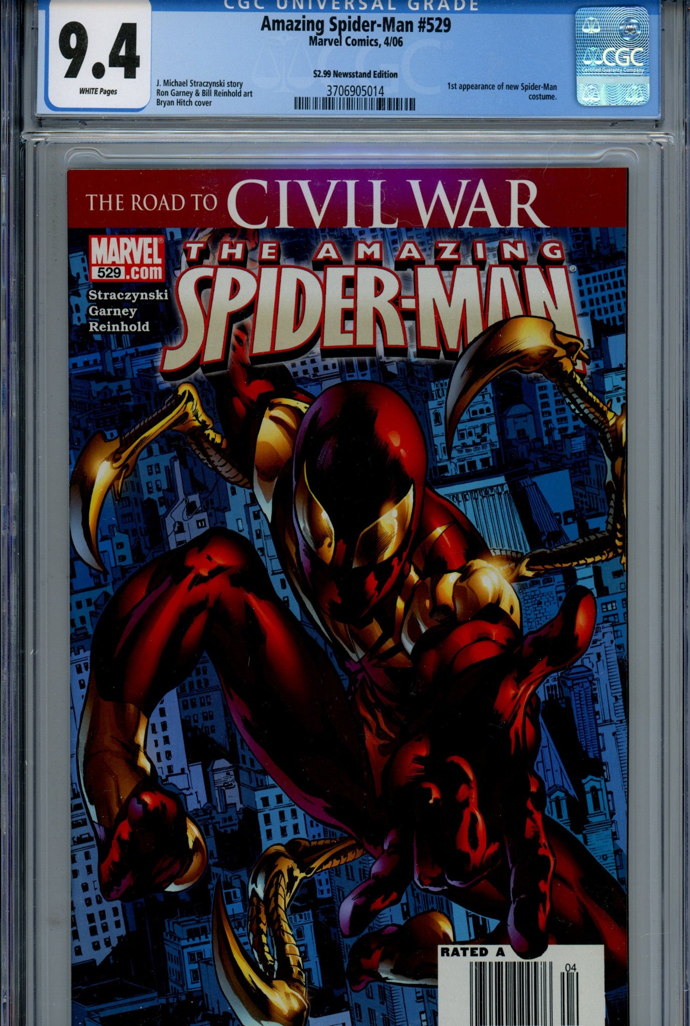 The Amazing Spider-Man Vol 2 529 Newsstand CGC 9.4 (2006)