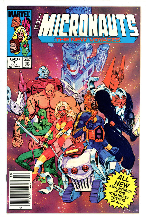 Micronauts Vol 2 1 Newsstand (1984)