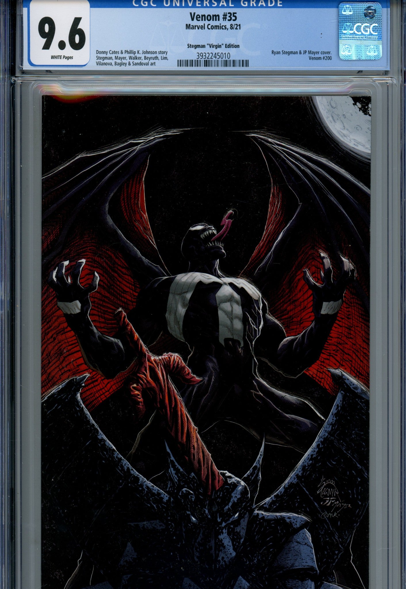 Venom Vol 4 35 Stegman Virgin Incentive Variant 9.6 (2021)