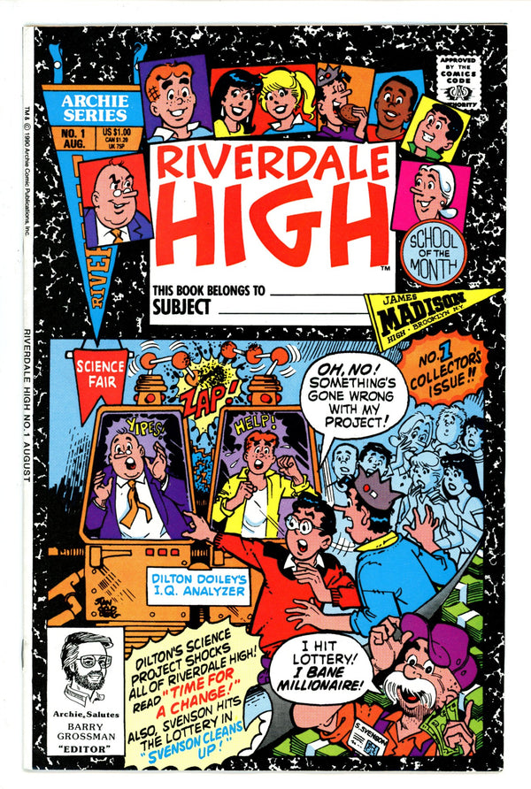 Riverdale High Vol 1 1 VF (1990)