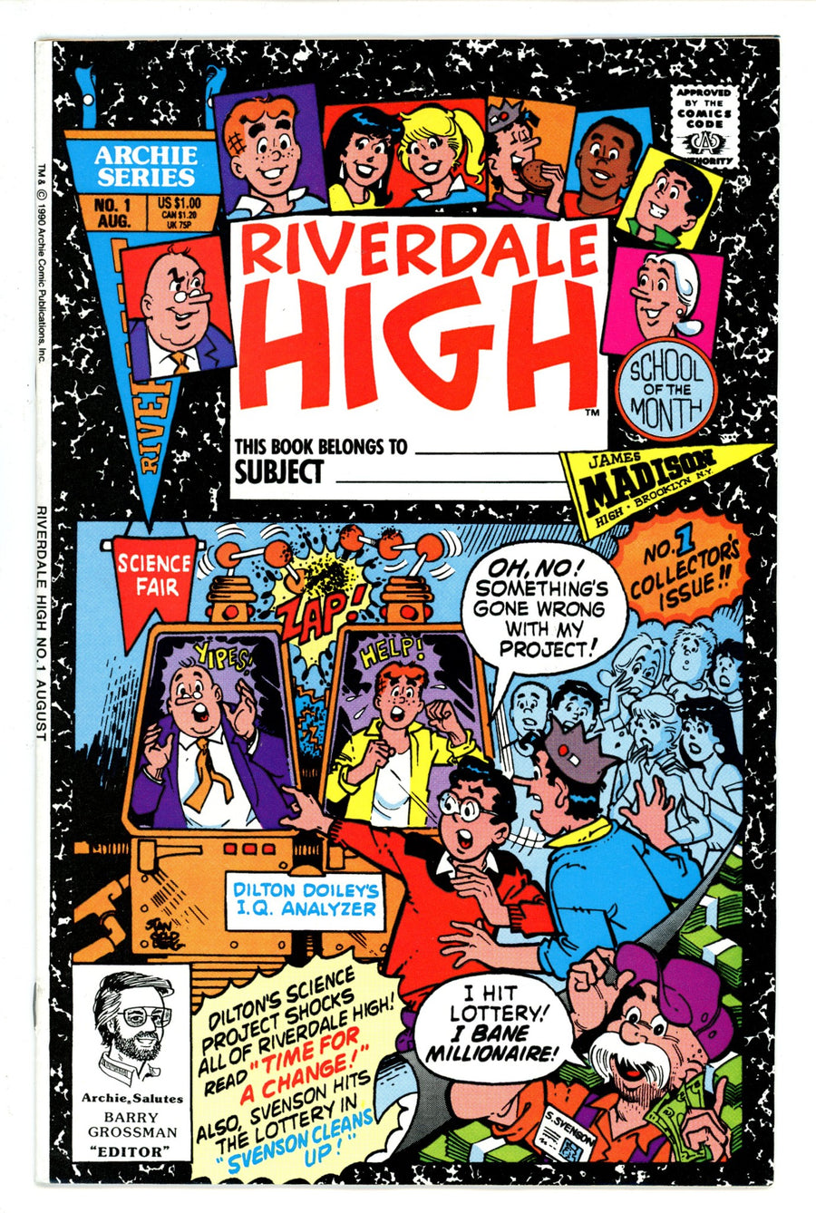 Riverdale High Vol 1 1 VF (1990)