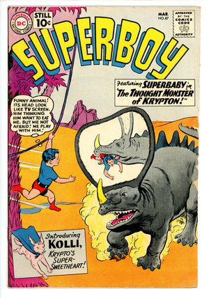 Superboy Vol 1 87 FN-