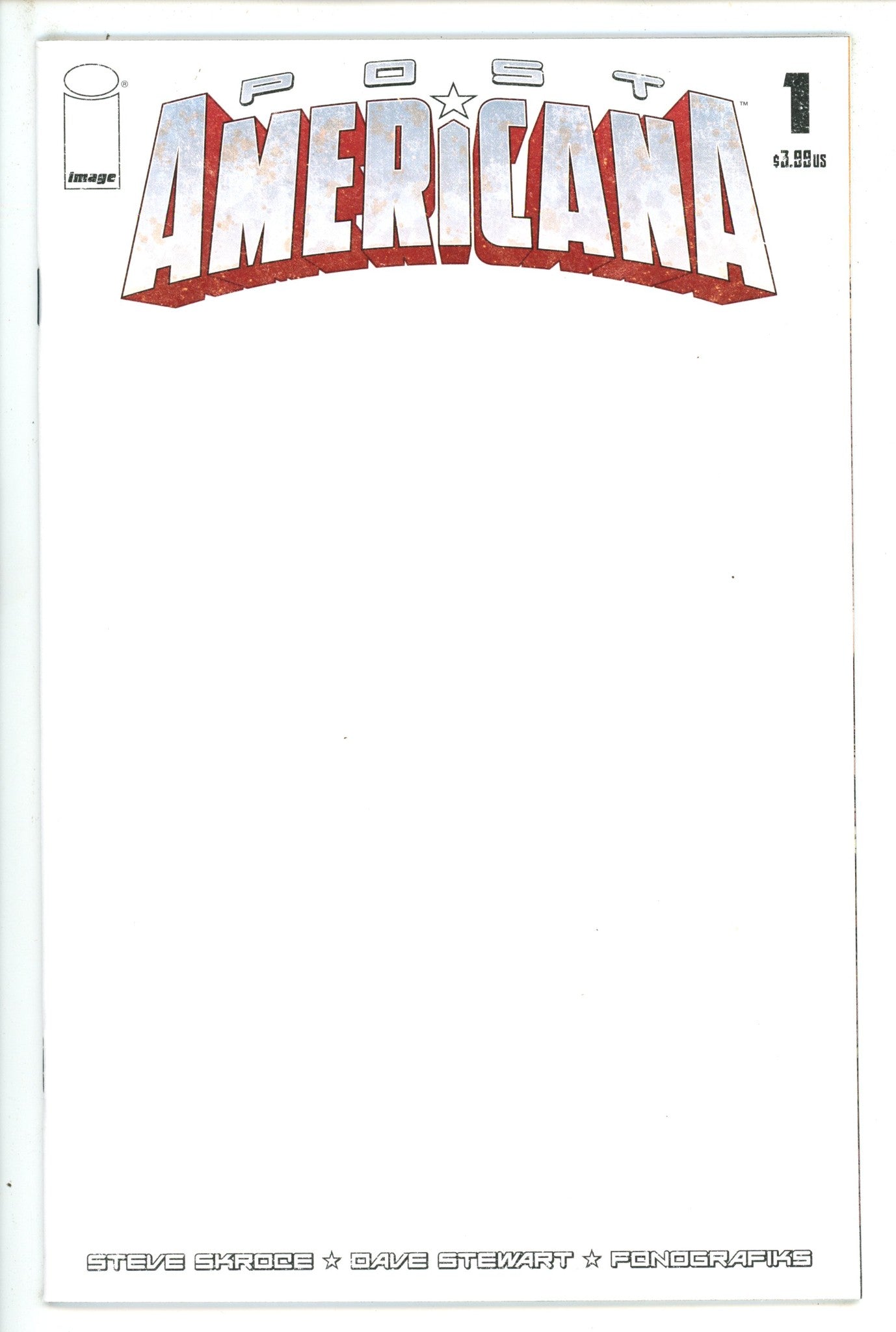 Post Americana 1 Blank Variant (2020)