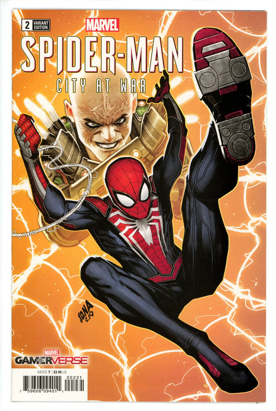 Marvel's Spider-Man: City at War 2 Nakayama Variant NM-