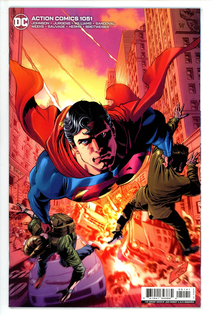 Action Comics Vol 3 1051 Herbert Incentive Variant NM (2023)