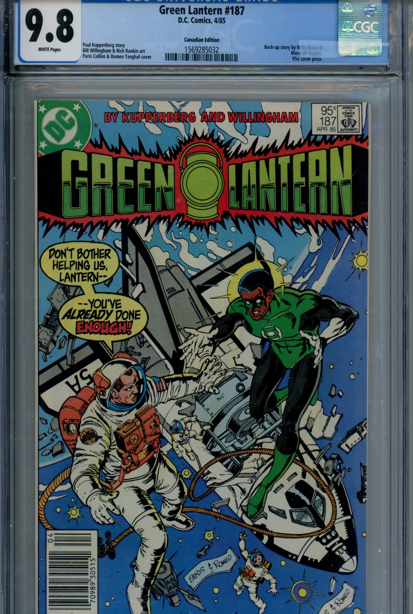 Green Lantern Vol 2 187 CGC 9.8 (1984)