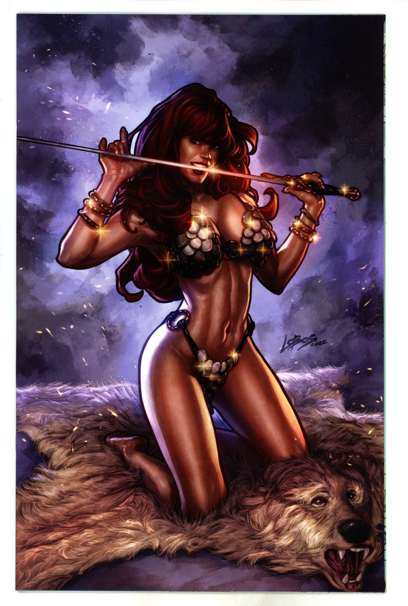 Immortal Red Sonja 4 Lobos Variant