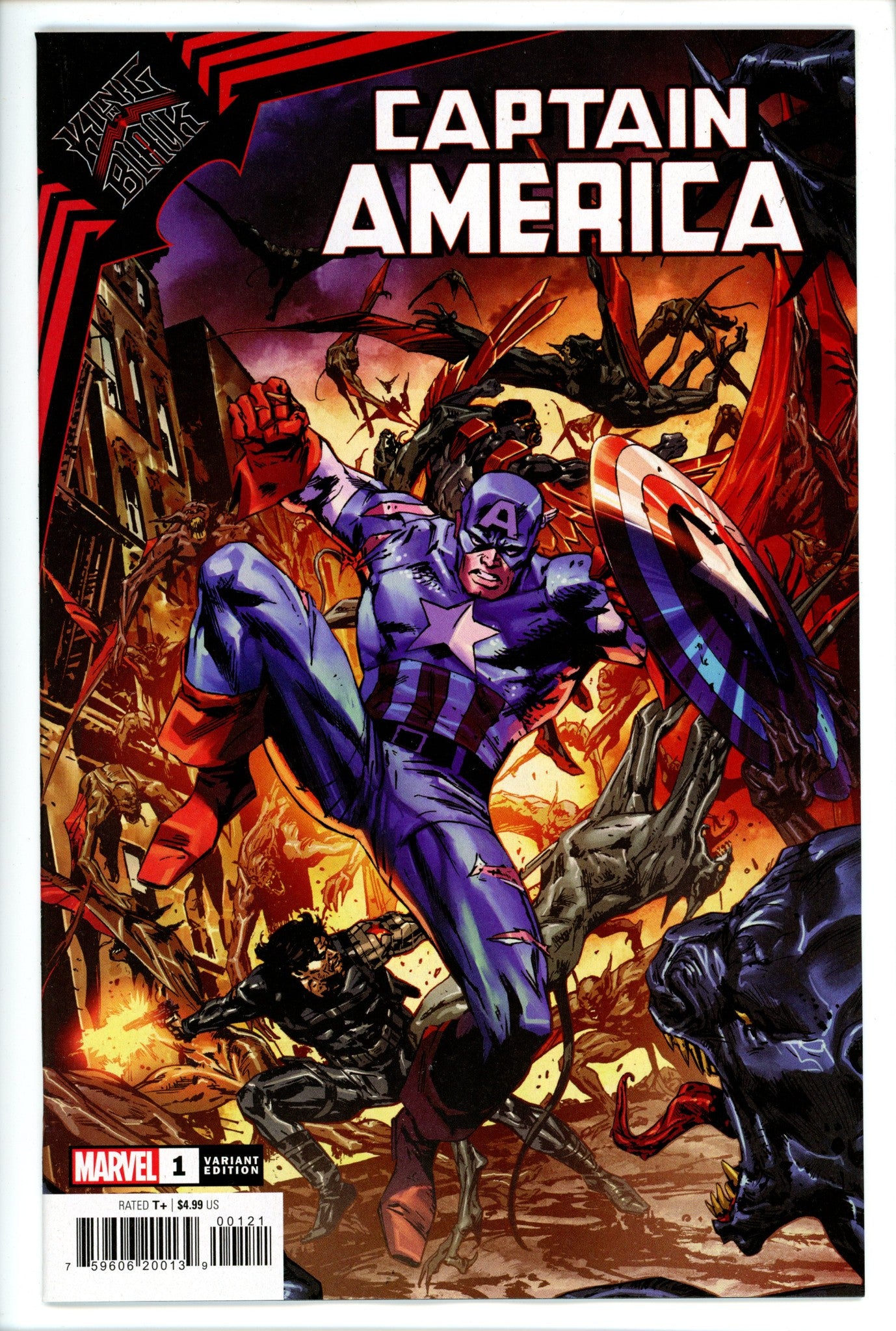 King in Black Captain America 1 Guice Variant-Marvel-CaptCan Comics Inc