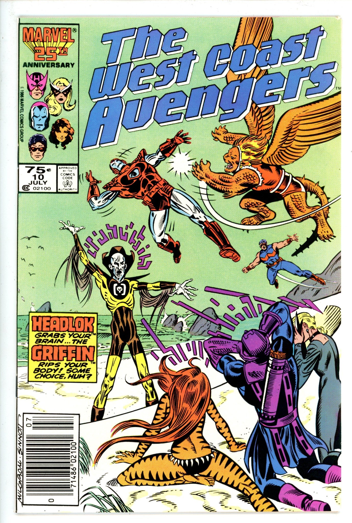 West Coast Avengers Vol 2 10 Newsstand