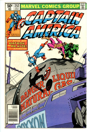 Captain America Vol 1 252 Newsstand