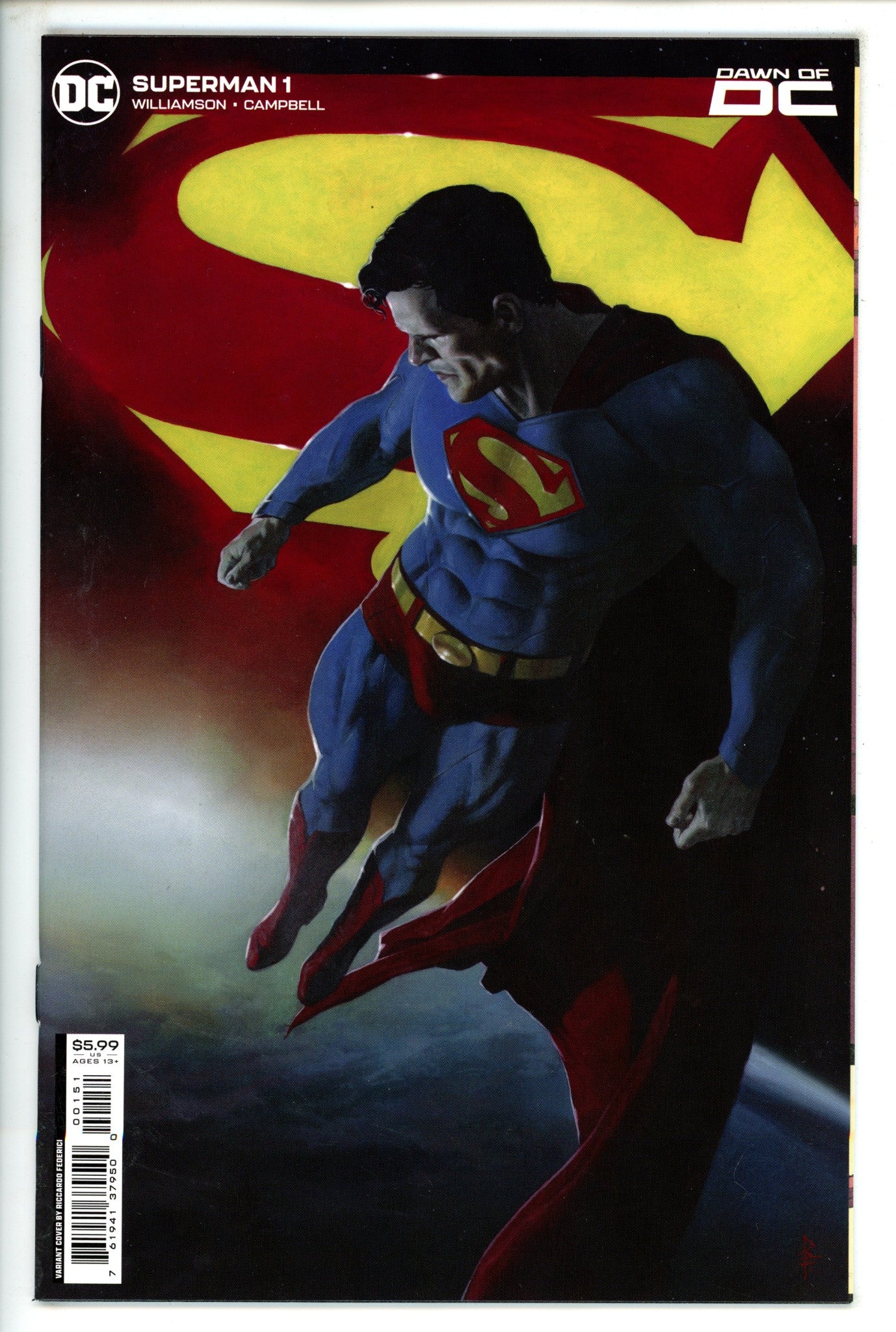 Superman Vol 6 1 Federici Variant (2023)