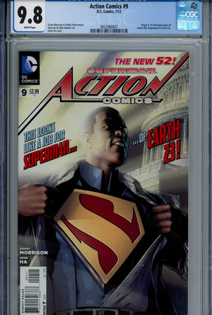 Action Comics Vol 2 9 CGC 9.8 (2012)