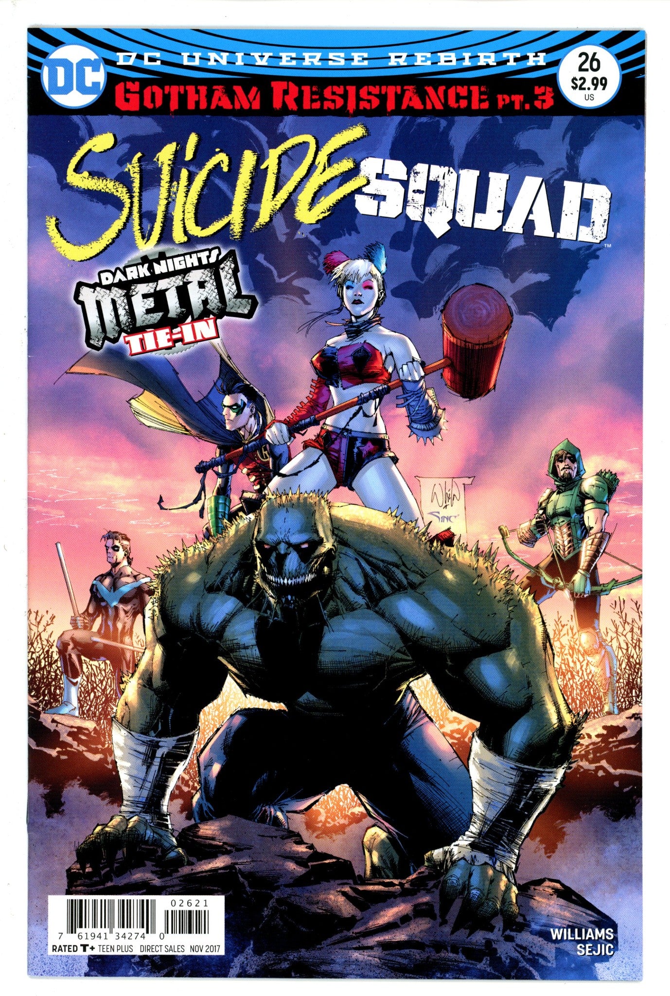 Suicide Squad Vol 4 26 Portacio Variant NM-