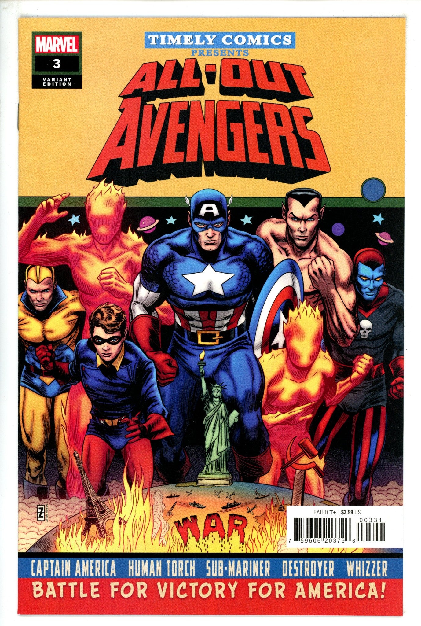 All-Out Avengers 3 Zircher Variant