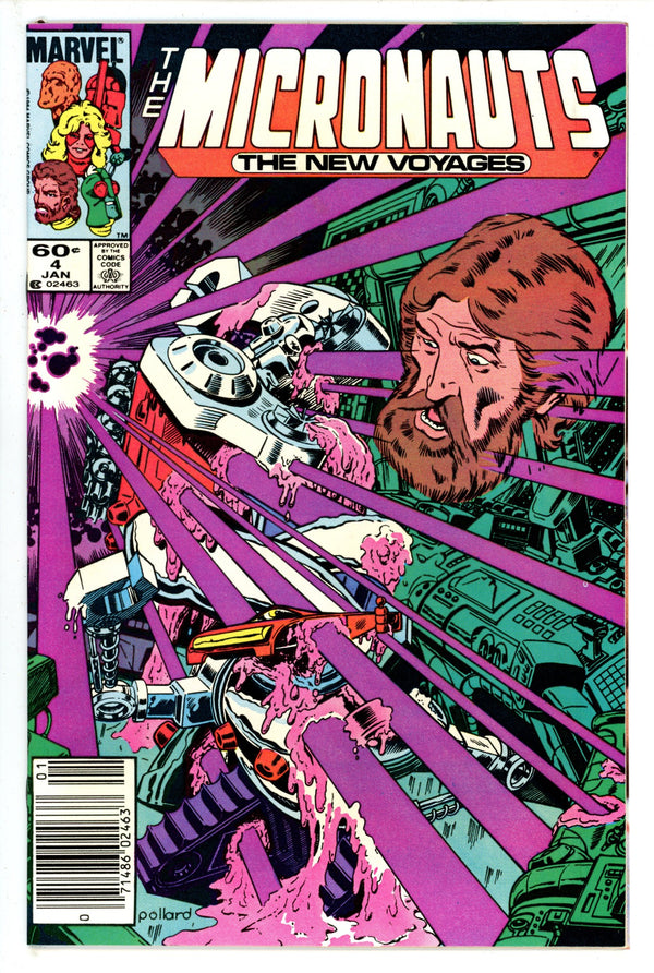 Micronauts Vol 2 4 Newsstand (1984)