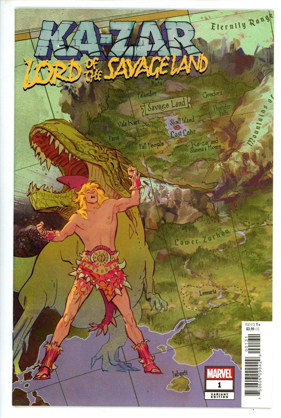 Ka-Zar Lord of the Savage Land 1 Variant