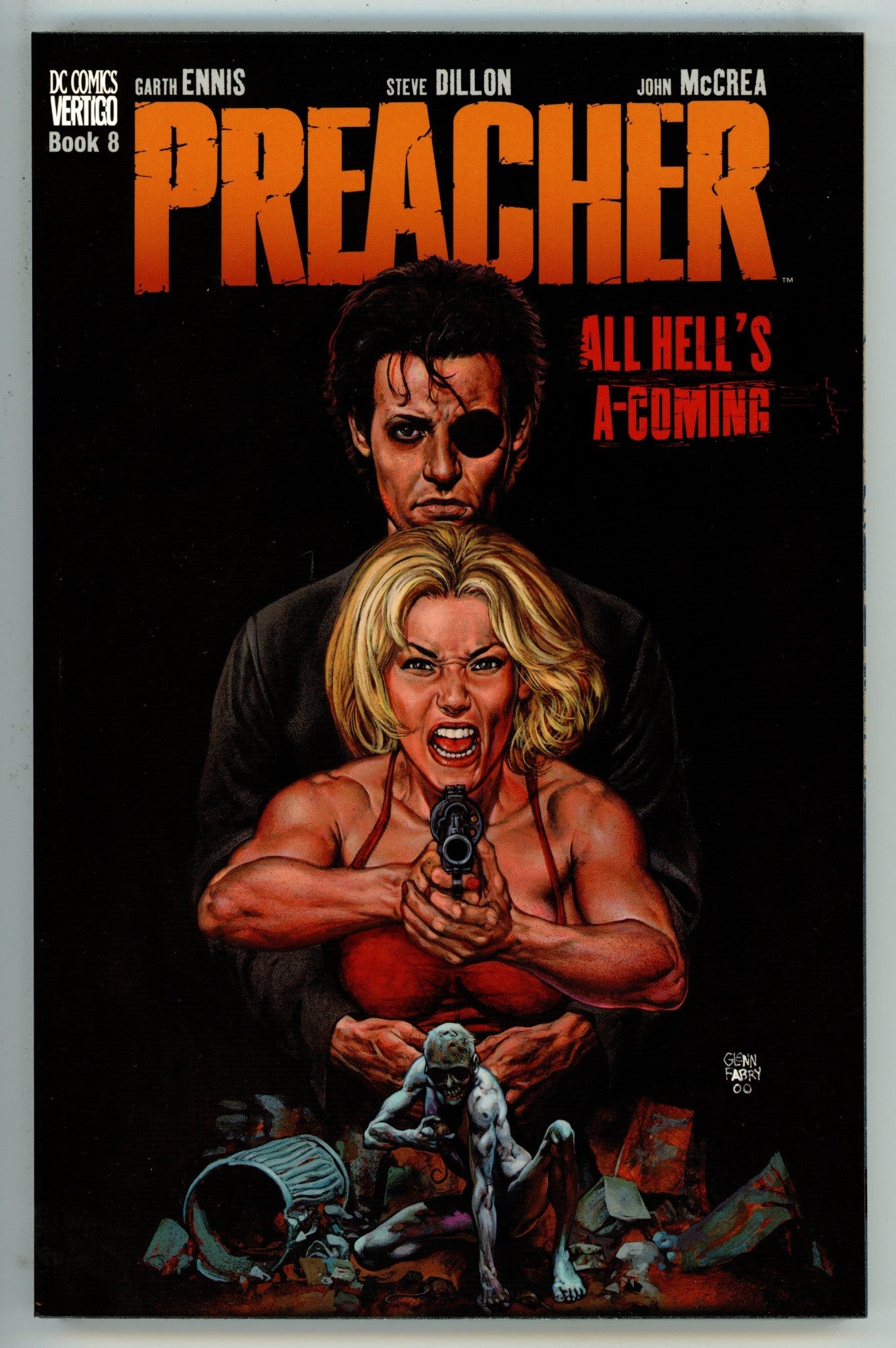 Preacher Vol 8 All Hell's A-Coming TPB 2nd Print