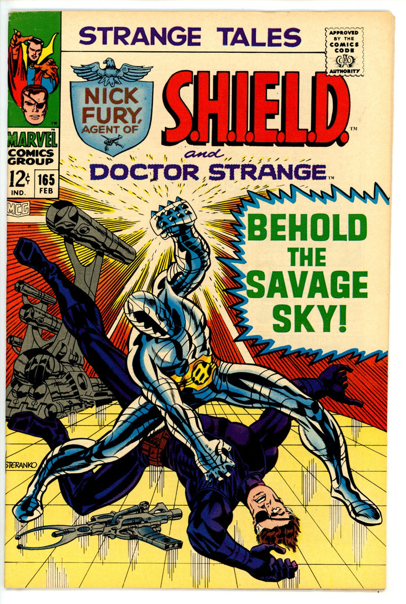 Strange Tales Vol 1 165 Manufactured w/o Top Staple VF