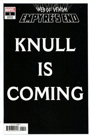 Web of Venom: Empyre's End 1 Knull Is Coming Variant (2020)