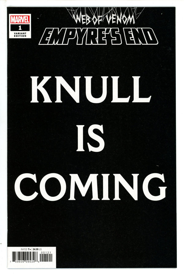 Web of Venom: Empyre's End 1 Knull Is Coming Variant (2020)