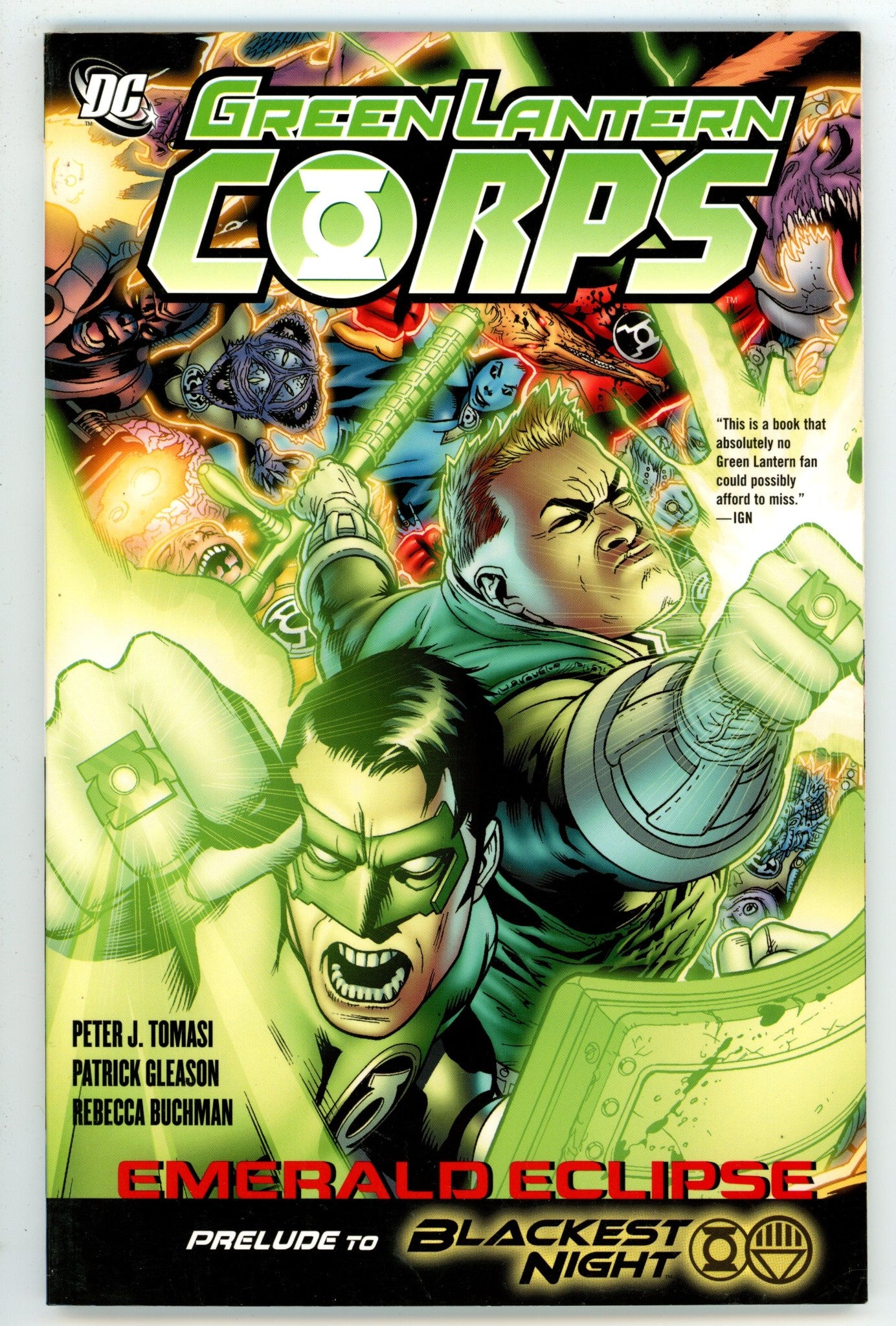 Green Lantern Corps Emerald Eclipse TPB