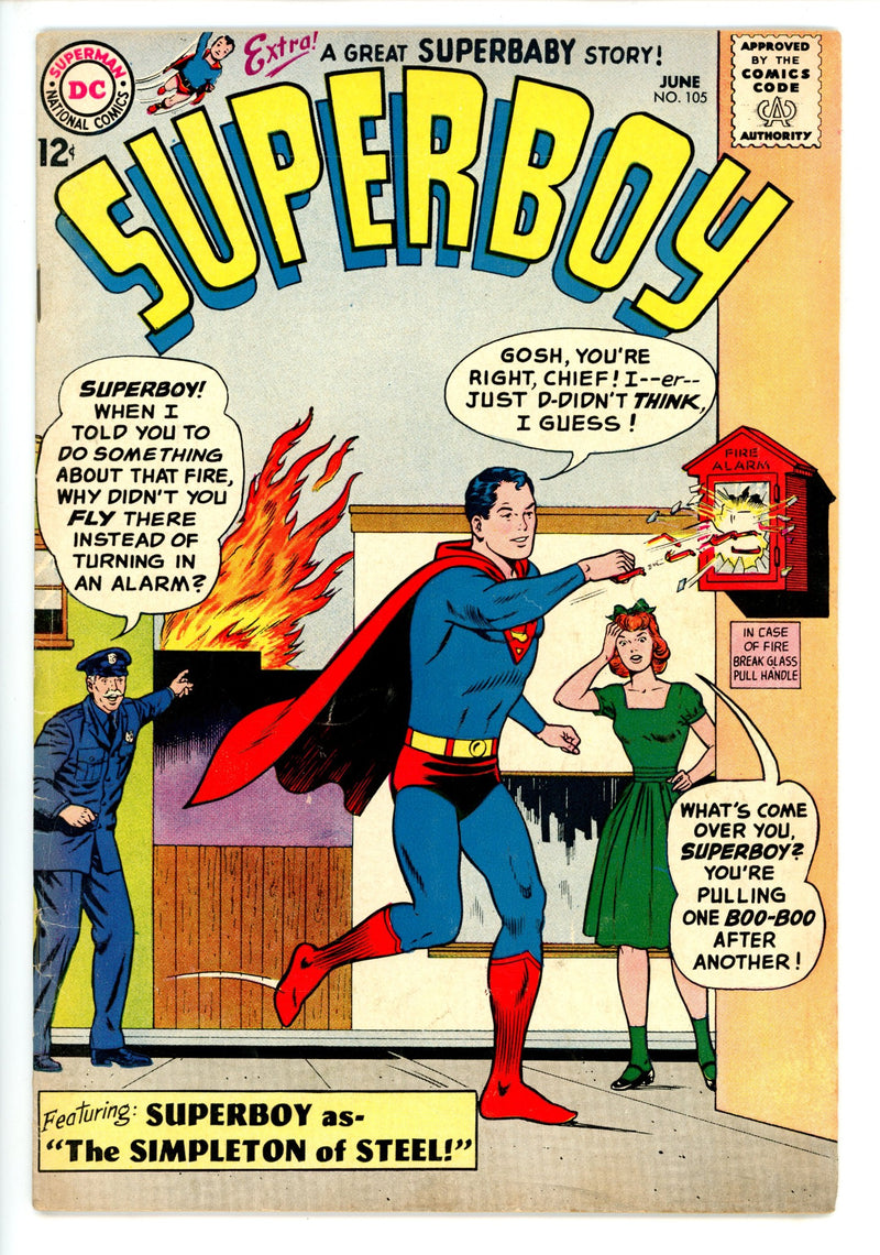 Superboy Vol 1 105 FN-