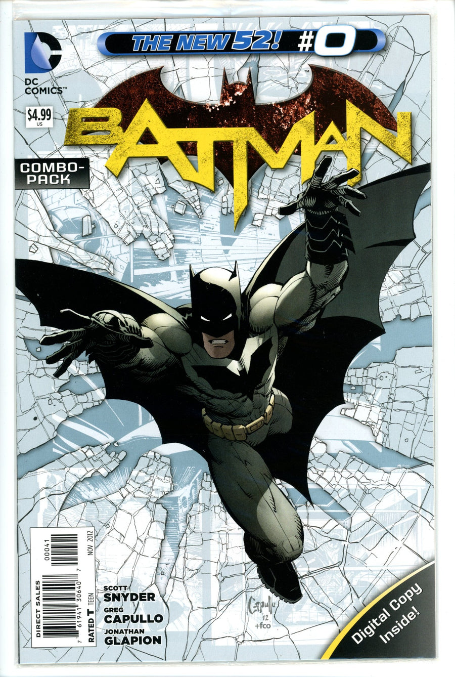 Batman Vol 2 0 Variant NM-DC-CaptCan Comics Inc