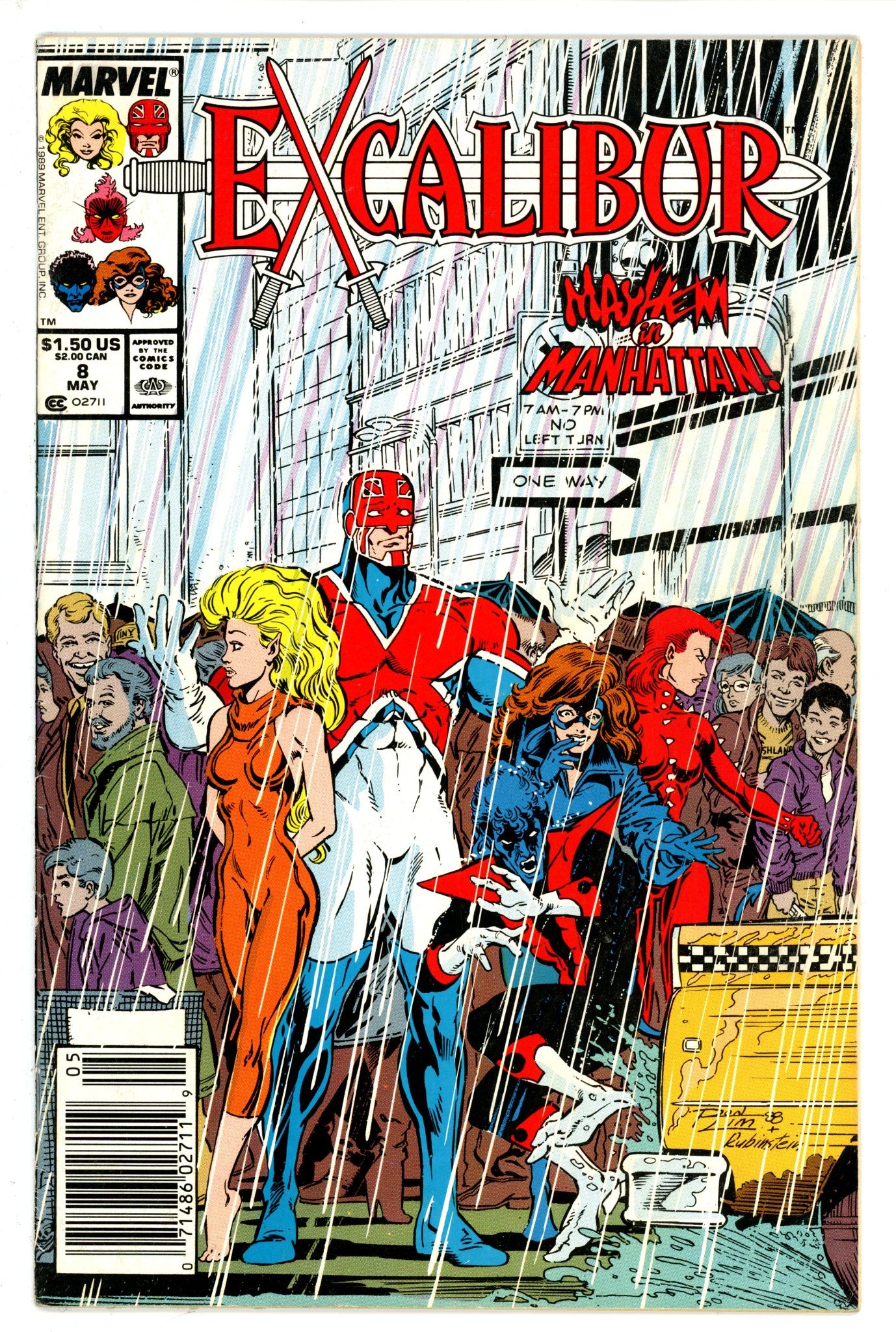 Excalibur Vol 1 8 Newsstand