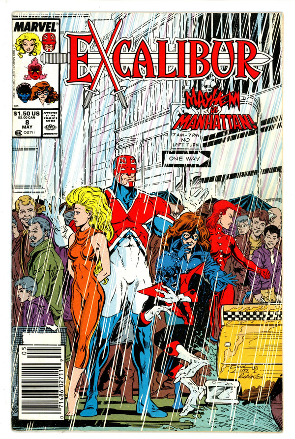 Excalibur Vol 1 8 Newsstand