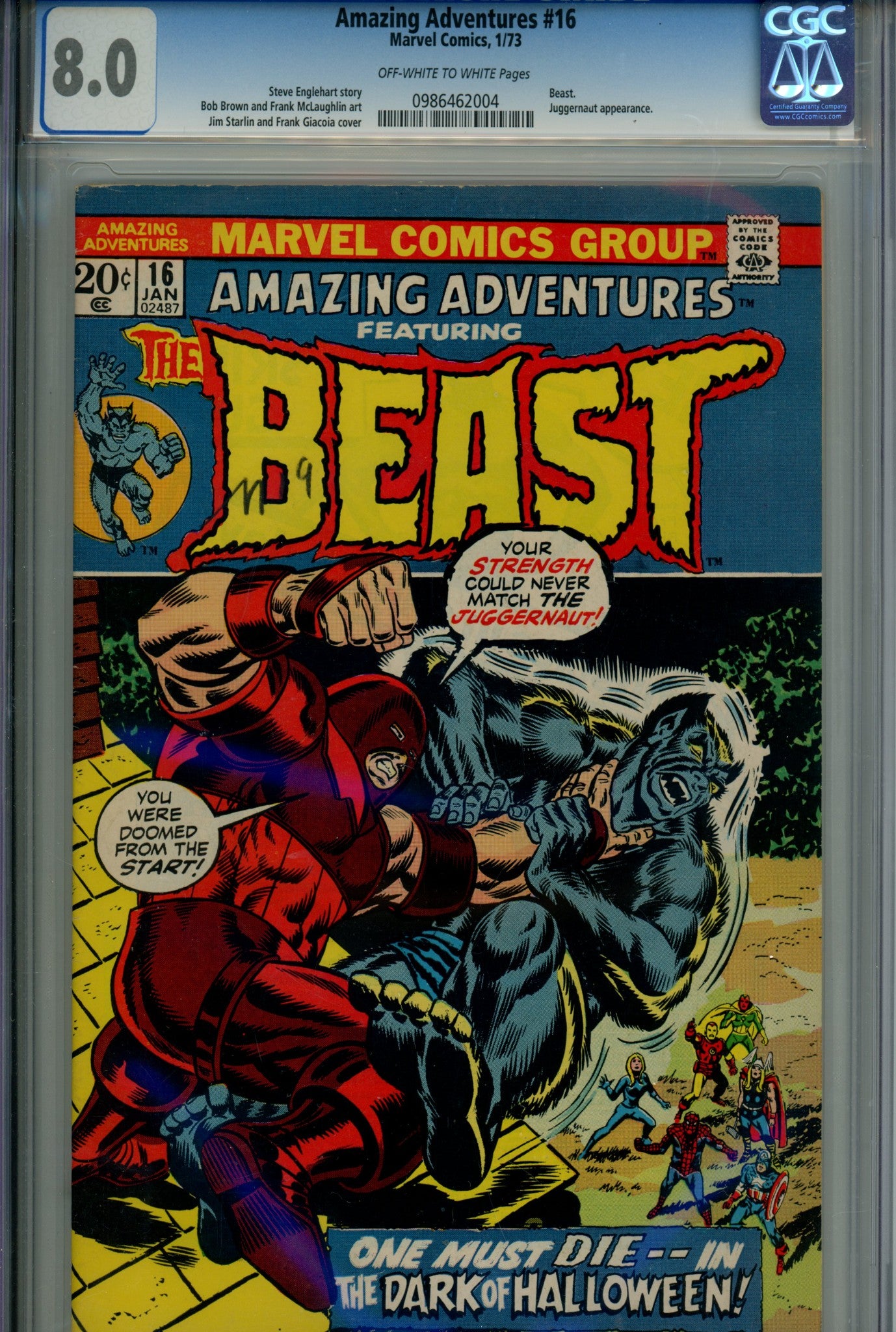 Amazing Adventures Vol 2 16 CGC 8.0 (1973)