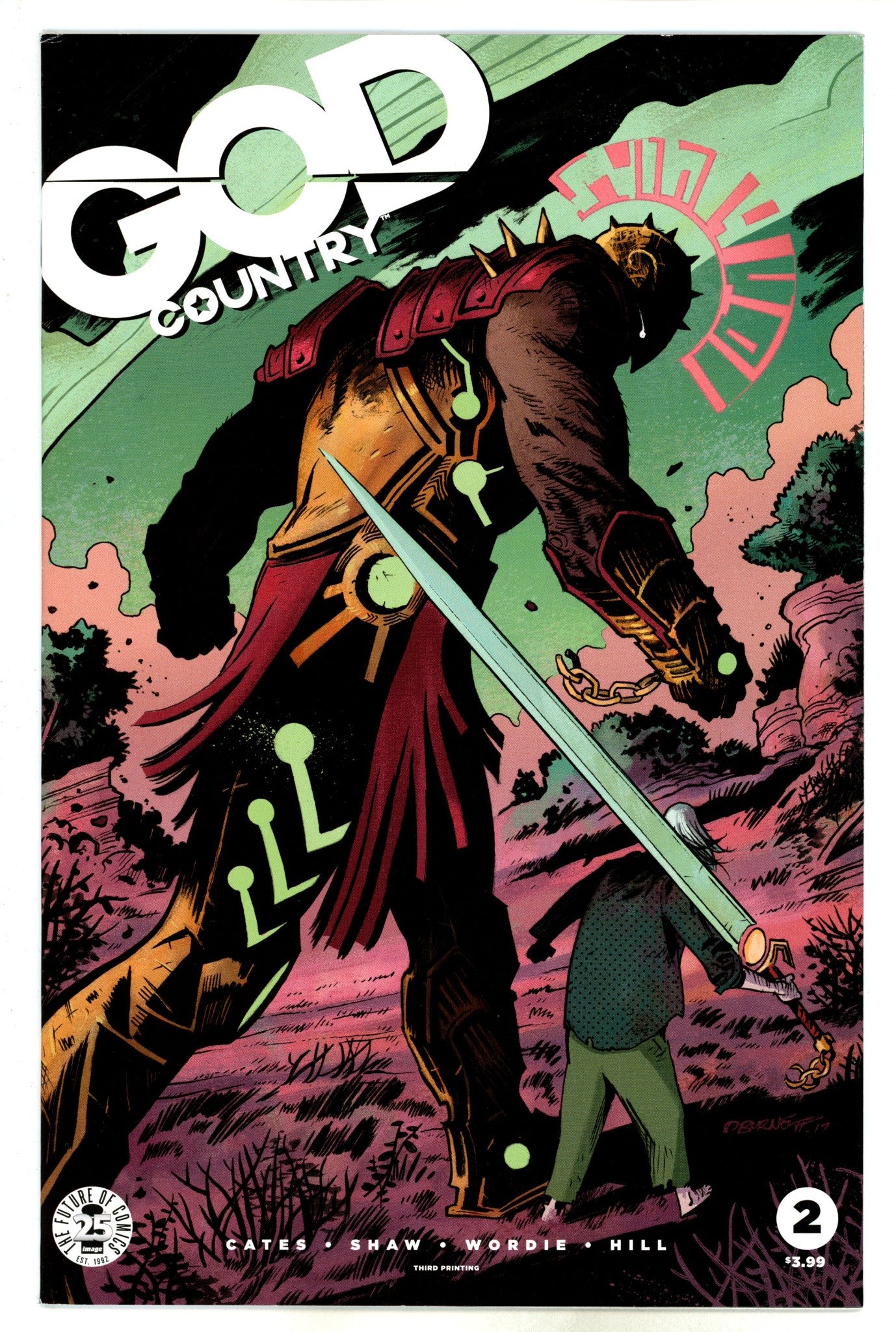 God Country 2 3rd Print VF+