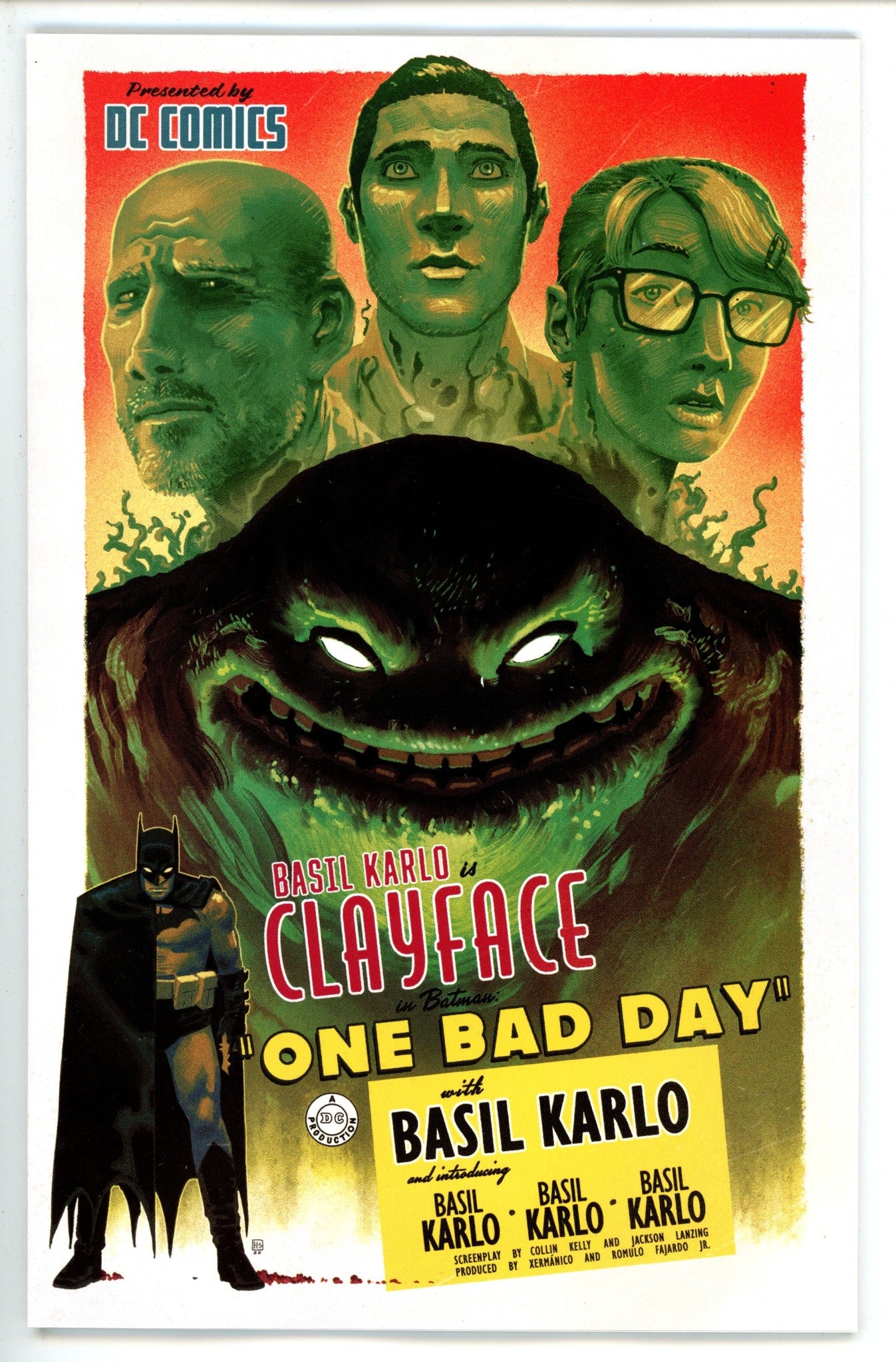 Batman One Bad Day Clayface 1 Sherman Incentive Variant NM+ (2023)