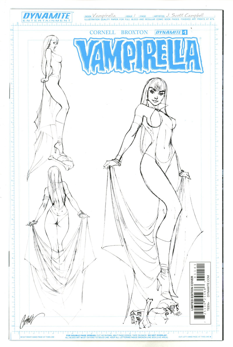 Vampirella Vol 5 1 Campbell Variant NM-