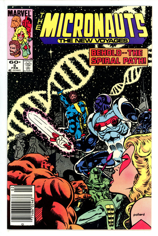 Micronauts Vol 2 5 Newsstand (1984)